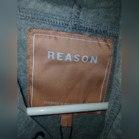 Men’s Gray Pullover Hoodie Sweatshirt | Street Casual Style Sz Small - Picture 5 of 5